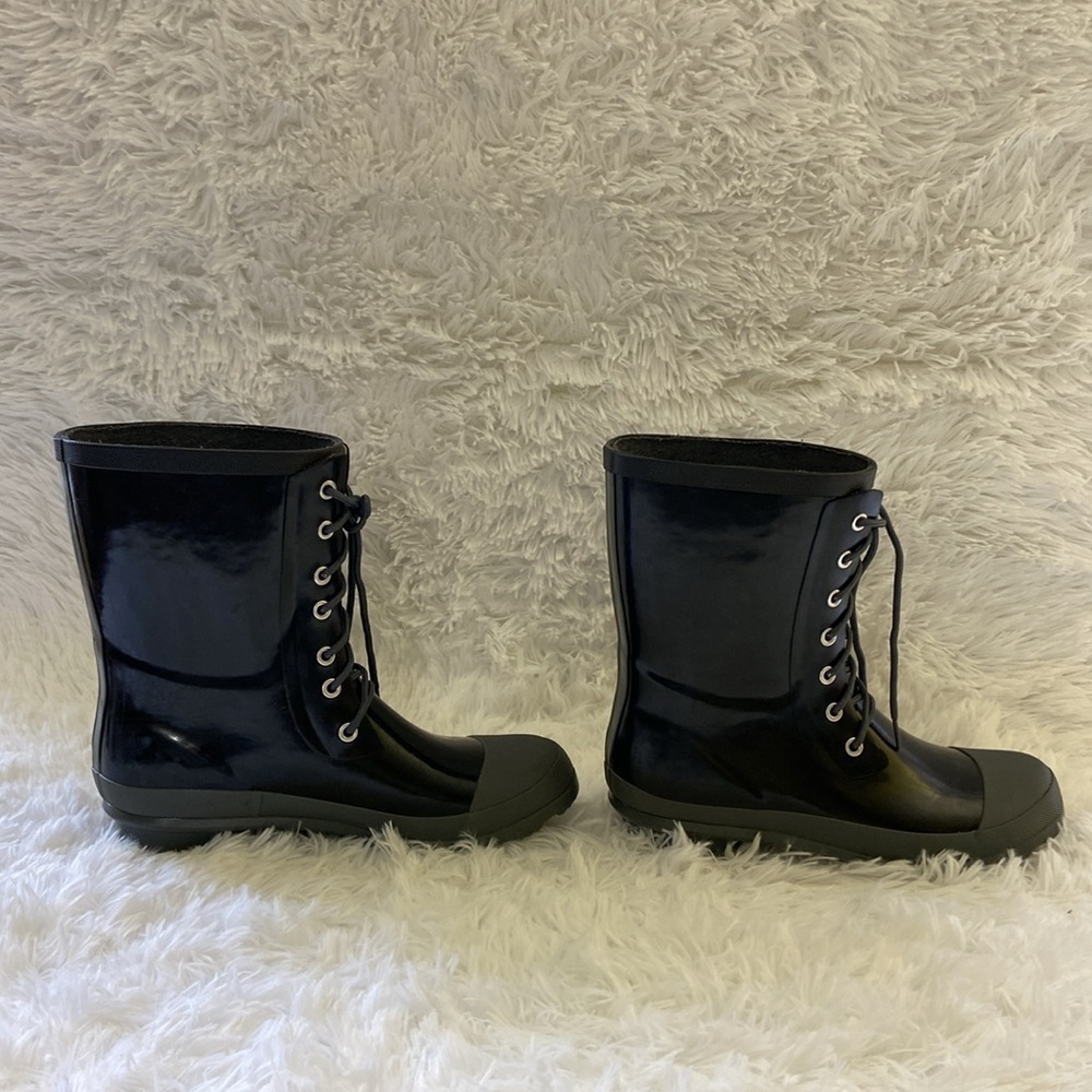 Electric Karma, Women’s,Black And Grey Rain Boots.Size-7 - Picture 6 of 10